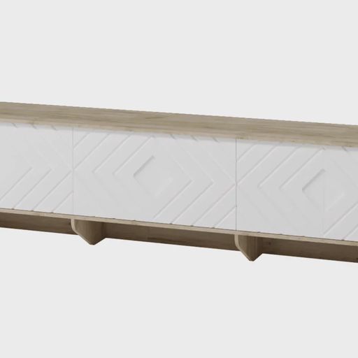 Тумба под ТВ «СОХО», 2370, белая